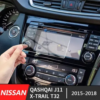 Screen Protector Pre Nissan Qashqai J11 X-trail T32 -2018 Auta GPS Navigácie Tvrdené Sklo Ochranný Film Displeja