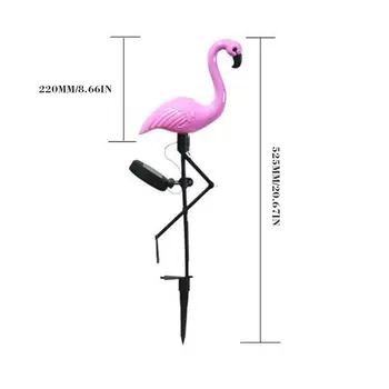 3KS Led Flamingo Nepremokavé Solárne Kosačky na Svetlo Vonkajšie Záhradné Dekorácie Svetla, Záhrade Poschodí S Krajinu Svetlá