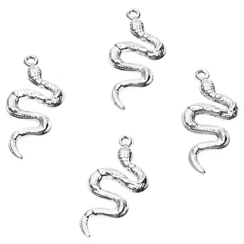 5 ks/Veľa Retro Zvierat Cobra Had Prívesok Charms Remeselníci Pre DIY Ženy Náušnice Náramok Šperky, Takže Príslušenstvo