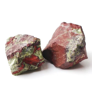 1PC Prírodné Dragon Blood Stone Hrubý Kameň Surovín, drahých kameňov, Minerálov Vzor Nepravidelný Crystal Home Decor Reiki Liečenie