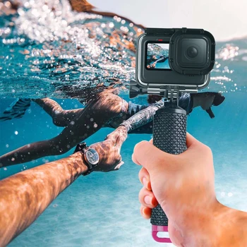 Plávajúce Ručné Uchopenie Fotoaparátu Malé Účtovná Ručné Prvky pre GoPro Hero 9 Vzdušný Handler Akcia Fotoaparát Dodávky