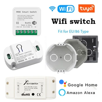 Oheň horenie ABS 100-250V, WiFi, Smart Home Upravený Príslušenstvo Upravené Prepínač EWelink WIFI Smart Switch Bezdrôtové Diaľkové Ovládanie