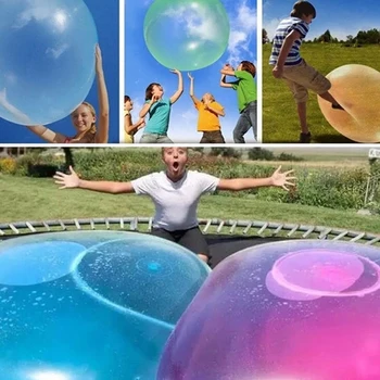 1pc Krytá Bublina Vyhodiť Do 30 cm Balón Hračka Balón Naplnený Vonkajšie Hračky Elastické Loptu Bubliny Loptu Nafukovacie Lopty Deti
