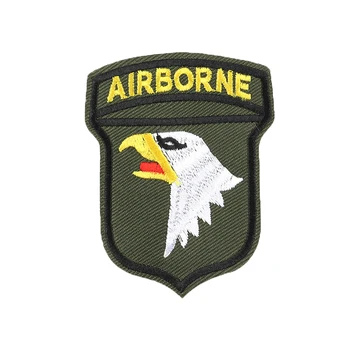 US Army 101st Airborne Division Multicam Plešatý Eagle Vojenské Žehlička na Patch (Veľkosť:8.2x6.3)