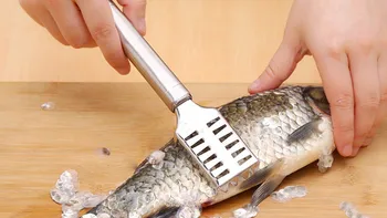 #30 Nehrdzavejúcej Ocele Ryby Scale Remover Cleaner Scaler Škrabka Kuchyňa Škrabka Nástroj, Praktické Náročné Použitie Ryby Rozsahu Škrabka