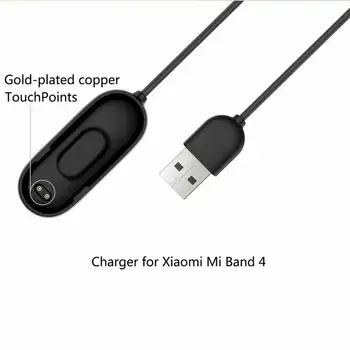 Nabíjací Adaptér Drôt Pre Xiao Mi Band 4 Miband 4 Inteligentný Náramok Náramok Mi Band 4 Nabíjací Kábel Band3 USB Nabíjací Kábel