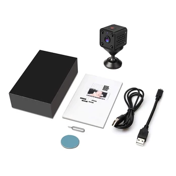 Mini 1080P HD Mini IP WIFI Kamera Videokamera Bezdrôtové Kamery WiFi Opatrovateľka Cam S Audio Živé Kŕmenie A Detekcia Pohybu Prenosné
