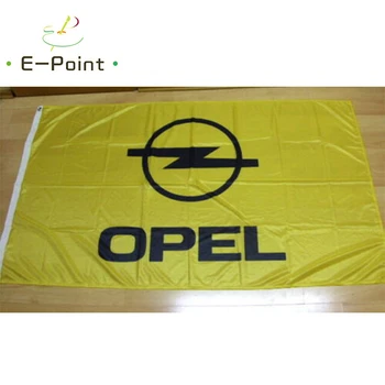 Vlajka Opel Žltá 2ft*3 ft (60*90 cm) 3 ft*5 ft (90*150 cm) Veľkosť Vianočné Dekorácie pre Domov Vlajky Zástavy Dary