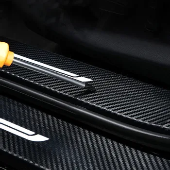 Pre Audi A7 Uhlíkových Vlákien Samolepku kufri ozdobné ochranné nálepky z uhlíkových vlákien Auto Nálepky, Interiérové doplnky