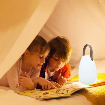 LED Nočné Svetlo s Diaľkovým ovládaním pre Detská Izba 16 farieb, Stolové Svietidlo Nabíjateľné Domov Záhrada Indoor Outdoor Camping Svetlá