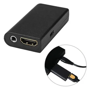 Prenosné na PS2 na kompatibilný s HDMI Audio Video Converter AV Adaptér kompatibilný s HDMI Kábel Pre PlayStation 2 Plug And Play Časti