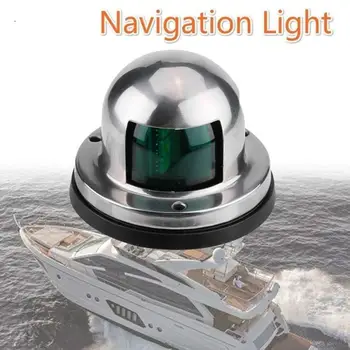 2 in1 Morských Luk Svetlo 12V Nehrdzavejúcej Ocele, LED Navigáciu Bočné Svetlá Lodí Jácht Signálneho svetla lodi luk svetlo morských led svetlo