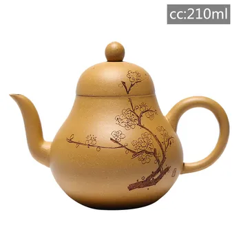 Autentické Yixing Fialová Hliny kanvica Surovej rudy blato Ručné čaj hrniec cestovanie pohodlné čaj nastaviť domácnosti pitnou riad 200 ml