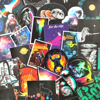 10/30/50pcs/Set Vonkajší priestor Astronaut UFO Graffiti Samolepky Pre Kresliť-bar rám detské Hračky DIY Autá Batohu Skate Počítače