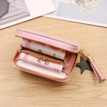 Krátke Nula Peňaženka na Zips, dámske Peňaženky, kórejská Verzia Nového Mini Malá Peňaženka na Mince Taška