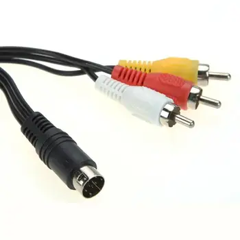 Multi Zložky Hry, Audio-Video AV Kábel RCA pre Sega Genesis2/3 Kábla Konzoly, TV Hry, Príslušenstvo k Počítačom
