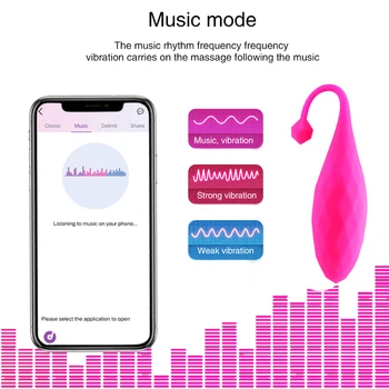 Erotické Skok Vajce Plné Silikónové Vaginálny Vibrátor App Kontrolované Bluetooth Klitorálny Stimulátor G-bodu Masér Sexuálne Hračky pre Ženy