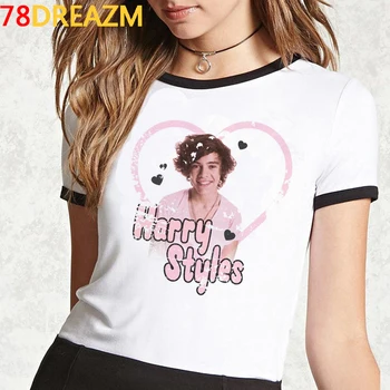 Harry styles liečbu ľudí s láskavosť top tees ženy tumblr bežné estetické kawaii pár oblečenie tričko harajuku kawaii