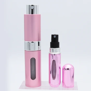 8ml Otočná Naplniteľné Parfum Fľašu Kozmetika Kontajner Prázdny Sprej Fľaše Mini 2021 Prenosné Rozprašovač Pre Cestovanie