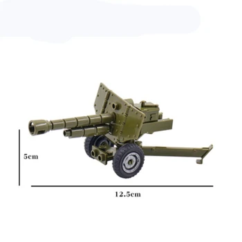 Zamykanie-Priateľov Vojenských Zbraňových Série Ww2 Vojny Guľomety, Delá Stavebné Bloky, detské Hračky Bloky Doplnky, Dekorácie