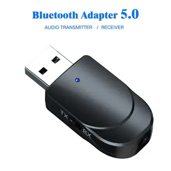 Dva-in-One USB Počítača TV Adaptér Auto Duálny Výstup Rýchly Prenos KN330 Bluetooth 5.0 Audio Vysielač, Prijímač Pohodlie