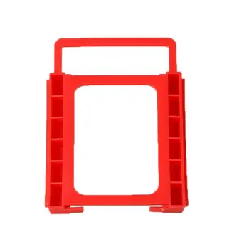 1PC 2,5 Až 3,5 Palcový SSD Pevný Disk HDD Montážny Adaptér Držiaka Červená Pevný Pevný Disk Stojan SSD Podpora Držiaka Plastov Červená