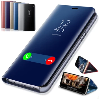 Smart Mirror Telefón Puzdro Pre Samsung Galaxy S20 S10 S9 S8 Plus A3 A5 A7 J3 J5 J7 2017 A6 A7 A8 2018 Poznámka 20 Ultra 10 9 8 Kryt
