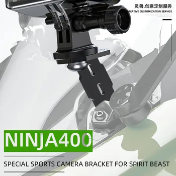 Duch Zviera motocykel fotoaparát držiak Akčné Kamery Držiak spätného zrkadla Jazdy Záznamník na Stenu Pre Kawasaki Ninja 400