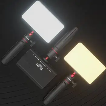 ULANZI MT-08 VL120 Stmievateľné Fill Light Mini Statív LED Svetla Kit Prenosné Fotografie Osvetlenie s farebnou Gél Live Vysielanie auta