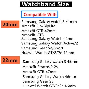Correa Pre Amazfit GTS/2/His/2e/GTS2 Mini/GTR 42mm/47mm 22 mm 20 mm hodinky remienok náramok Samsung Galaxy sledovať aktívny 2 3 45 mm 46 mm