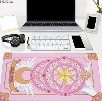 Cardcaptor Ružová Mesiac Anime Akcie Obrázok Vytlačený Gumy Počítač, Notebook Mouse Pad Tvorivé Sakura Card Captor Klávesnice Mat