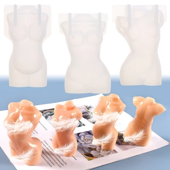 3D Mužské Ženské Telo, Silikónové Formy Živice Vosk Plesne Crystal Epoxidové Mydlá Takže DIY Tortu Stôl Dekorácie DIY Remeslá a Umenie