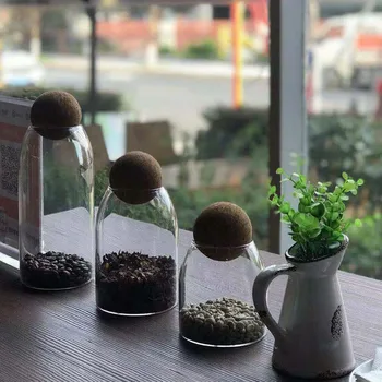 Korok-free bezolovnaté sklo nádoby-čaj zapečatené plechovky, bar skladovanie, kvet nektár, káva fazuľa displej fľaše, kuchynské náradie