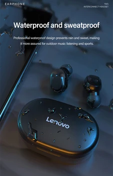 Lenovo XT91 TWS Slúchadlá Bezdrôtové Bluetooth Slúchadlá AI Ovládať Herné Headset Stereo bass S Mic na Znižovanie Hluku pre Telefón