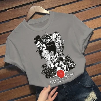 Japonské Anime Death Note, Krátky Rukáv T Shirt Ryuk Grafické Tees Mužov Harajuku Unisex tričko Muž