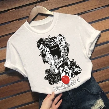 Japonské Anime Death Note, Krátky Rukáv T Shirt Ryuk Grafické Tees Mužov Harajuku Unisex tričko Muž