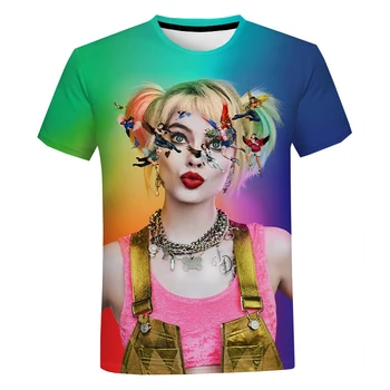 Jarné a letné módy nové 3D tlač mužov a žien t-shirts klaun kostým čarodejnice veľké veľkosti malej veľkosti veľkoobchod