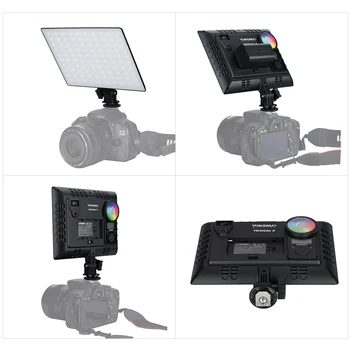 YONGNUO YN300 Vzduchu II LED Video Svetlo Panel RGB 3200K-5600K Vyplniť on-Žiarovka na Diaľkové Ovládanie pre Vonkajšie portrétnej fotografie svetlá
