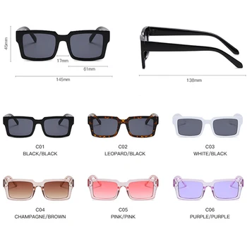LeonLion 2021 Vintage Námestie slnečné Okuliare Ženy/Muži Luxusné Okuliare Ženy Retro Okuliare pre Ženy Zrkadlo Gafas De Sol Hombre UV400