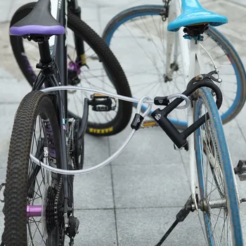 INBIKE Bike U Zámok Proti krádeži MTB Cestných Bicyklov Zámok Cyklistické Príslušenstvo Ťažkých Oceľových Bezpečnostných Bike Káblové U-Zámky Nastaviť