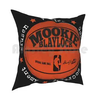 Mookie Blaylock-( Biely Text), obliečky na Vankúš Vytlačené Domov Mäkké DIY Vankúš Pearl Jjam Mookie Blaylock Basketbal Grunge