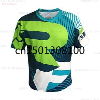 2020 Pánske Krátke Rukáv Cyklistika Dres MTB Downhill Tričko DH MX Jednotné Horský Bicykel Oblečenie Letné Motocross Nosenie T-shirt
