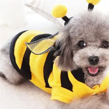 Pet Dress-Up Kostým Roztomilý Pes Jedného Kusu Oblečenia Pet Kostým Štyri Nohy Bee Cosplay Oblečenie Pre Mačky, Psov Kostýmy Veľkosť XS-XL