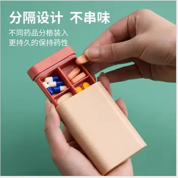 1Pc Prenosné Tabletku Box Cestovnej Medicíny Dávkovanie Box 7 Dní Sub-balenie Mini Priestoru Zapečatenej Krabice