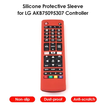 Ochranné Silikónové puzdro Dekor Prachotesný Prenosné Účtovná pre LG TV AKB74915305 Shockproof Diaľkové Ovládanie, Pokrytie