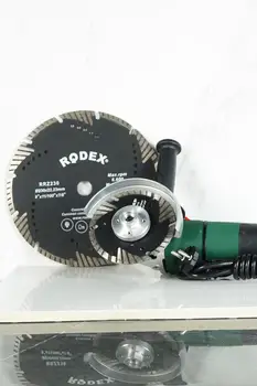 Rodex RRZ125 Uzatılmış Segment Turbo Diamond Betón, Tehla, Žula Rezací Kotúč 125 mm