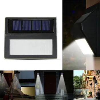 6 LED Solárne Lampy Snímač Pohybu Nepremokavé Solárne Nástenné Svetlo Verandu Cestu, Ulice, Plot Záhrady, Schody, Chodby, Núdzové Sconce