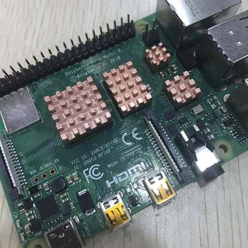 ITINIT R43 Raspberry Pi 4 Model B Medi Chladič 4 Kovové chladiče CPU RAM tepelná Strata Pasívneho Chladiča Radiátorov