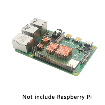 ITINIT R43 Raspberry Pi 4 Model B Medi Chladič 4 Kovové chladiče CPU RAM tepelná Strata Pasívneho Chladiča Radiátorov