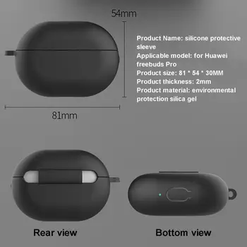 Shockproof Anti-Drop Bluetooth Slúchadlo Ochranné puzdro pre Huawei Freebuds Pro